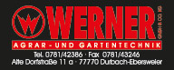 Werner Agrar- u. Gartentechnik - zur Startseite wechseln